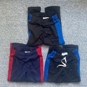 Bundle 3 pairs of Hanna Andersson boys track pants size 6-7 (120 cm)